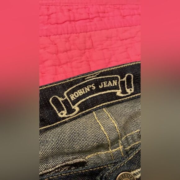 Robin's Jean Dark Blue Denim with Silver Button, size 29 - Picture 5 of 10